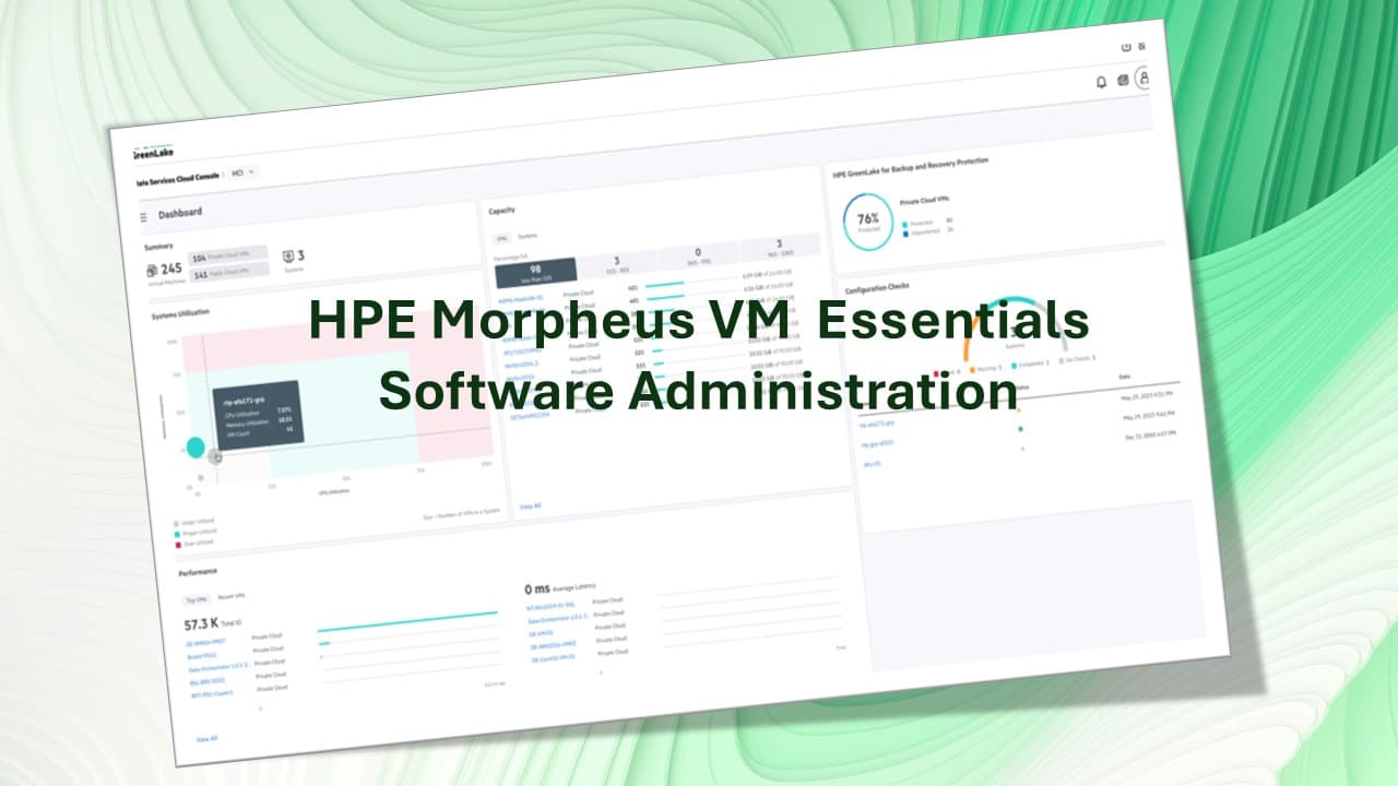 HPE Morpheus VM Essentials Software Administration